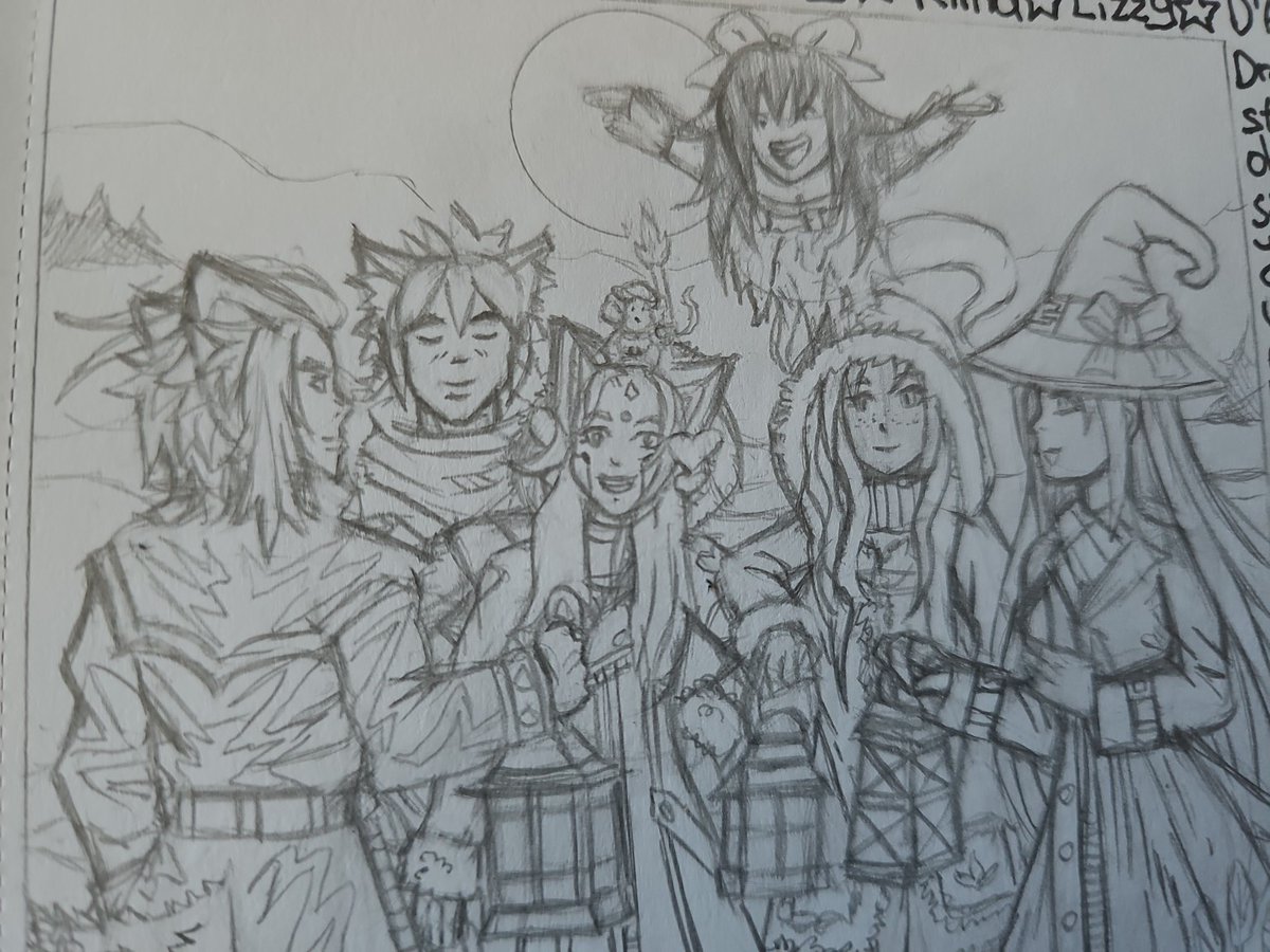 FireCave_Art's tweet photo. WIP sketch ✨
A quiet family gathering beneath the night sky.
Lantern light, shared warmth, and the feeling of being home together. ♡
#FireCaveWorld #Drawcember #Drawcember2025 #TraditionalArt #Sketchbook #Fantasy #manga #ランタンの光 #スケッチブック #ストーリーボード https://t.co/SeByDDOxJm