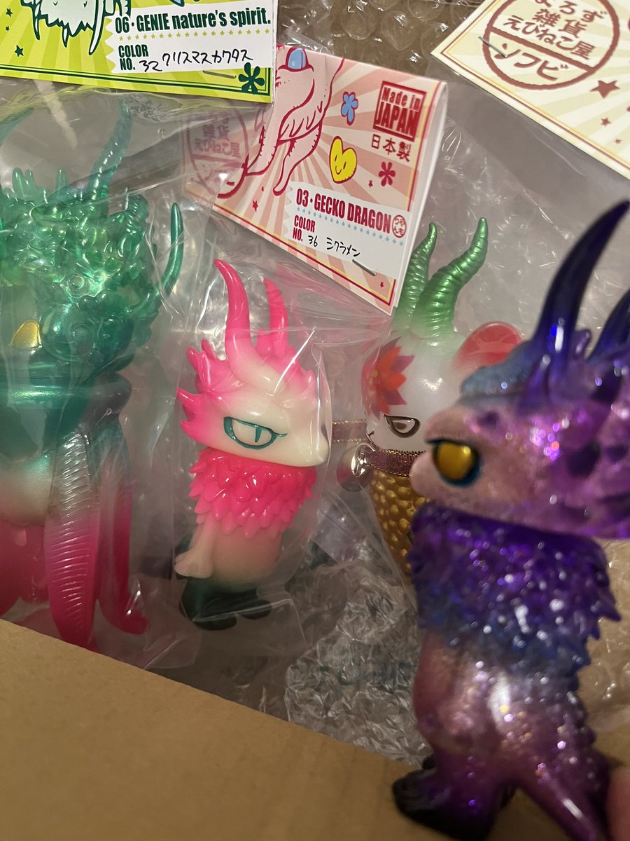 #えびねこ屋
#ゲッコードラゴン

ちょっとずつ開封して飾る場所考えるのが楽しい😀