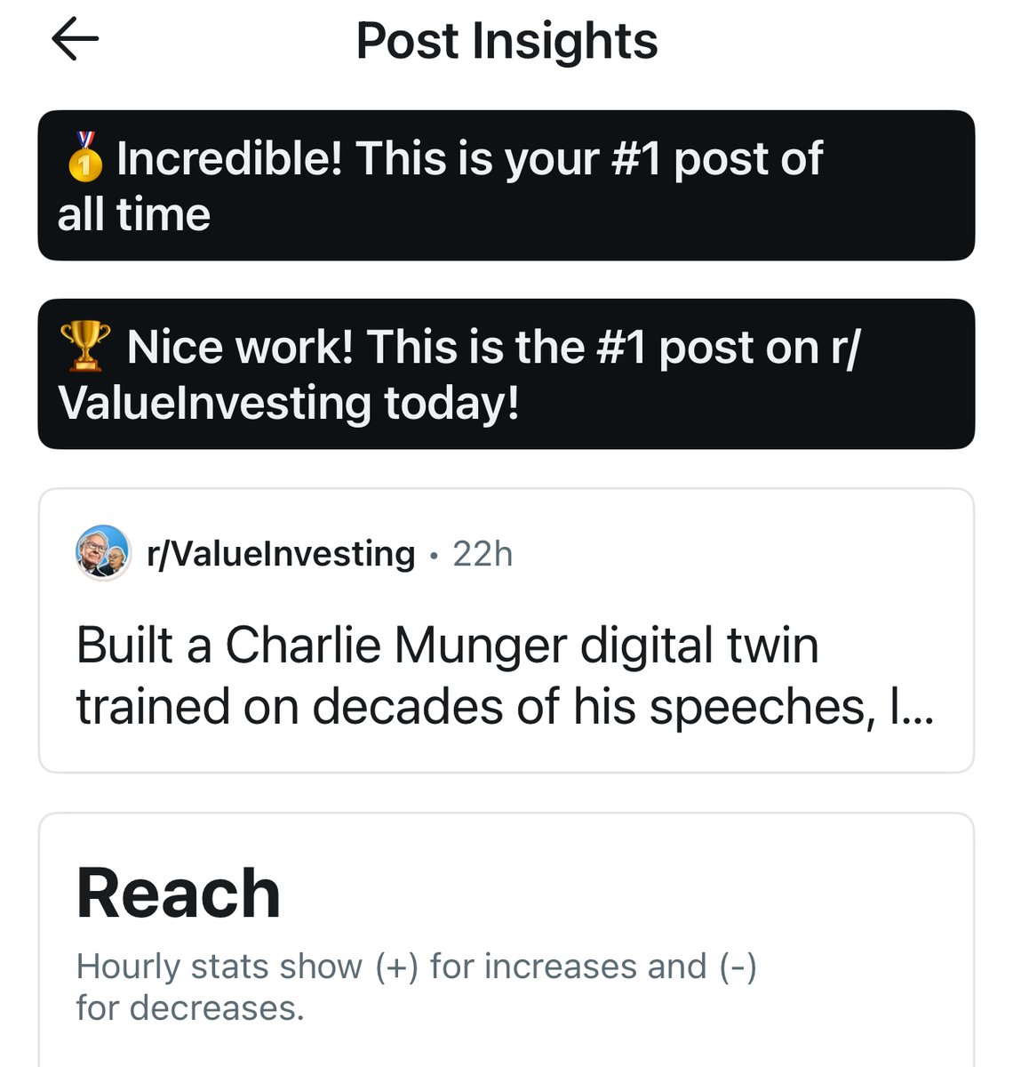 hey <a href="/guaridafinanzas/">La Guarida Financiera</a> Built a Munger chatbot trained on 1,200+ of his quotes. Reddit's into it (hit #1 on r/ValueInvesting). Would love your take!  munger.quips.us Happy holidays!