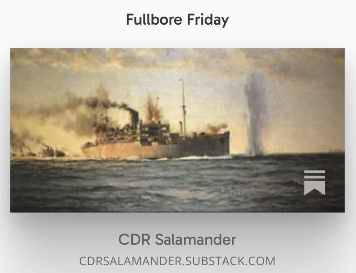 cdrsalamander's tweet image. The PRC arming merchant ships have you in a lather? Have you in a cold sweat? Feeling anxious? 

Child please. Let not your heart be troubled. It is literally the world's oldest kind of warship...and has a history.

open.substack.com/pub/cdrsalaman…