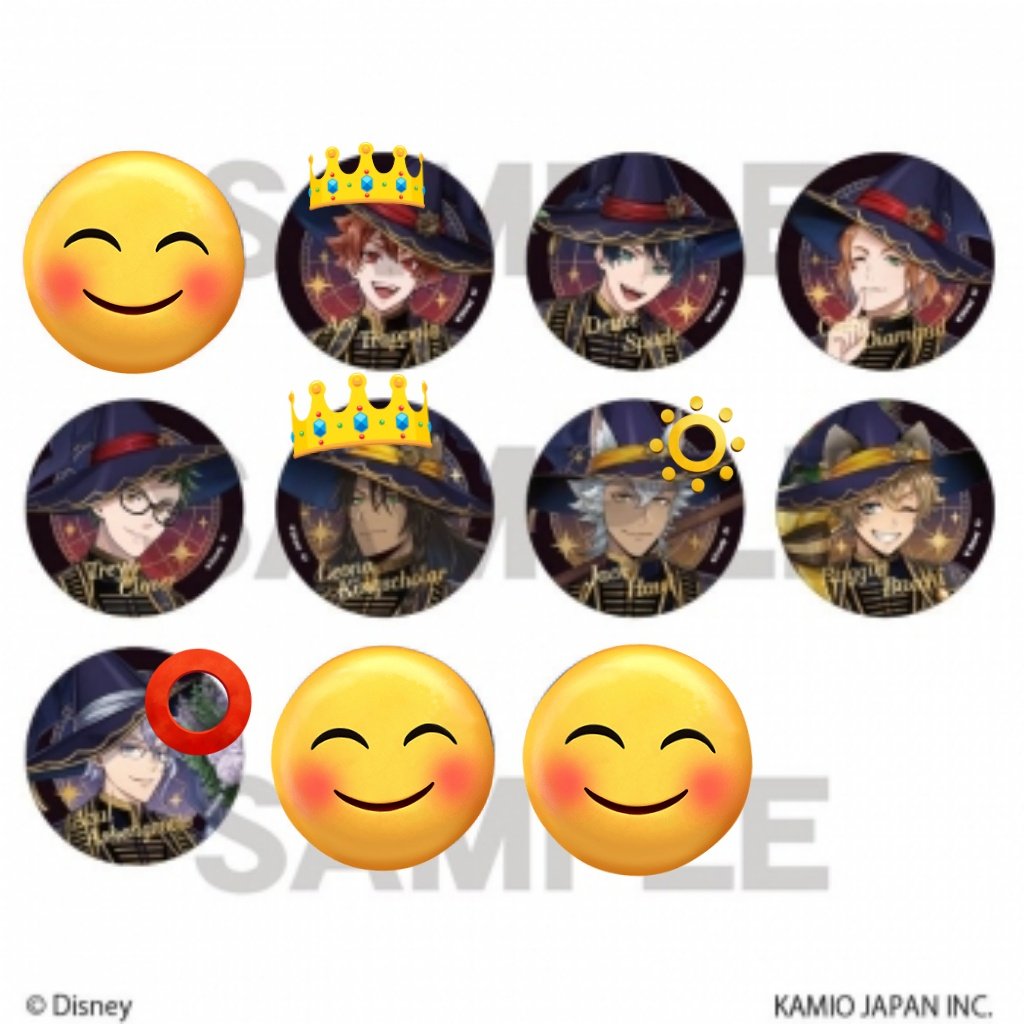 ツイステ ブルーム 缶バッジ 箔押し オーロラ 交換 譲渡 【譲】 エース