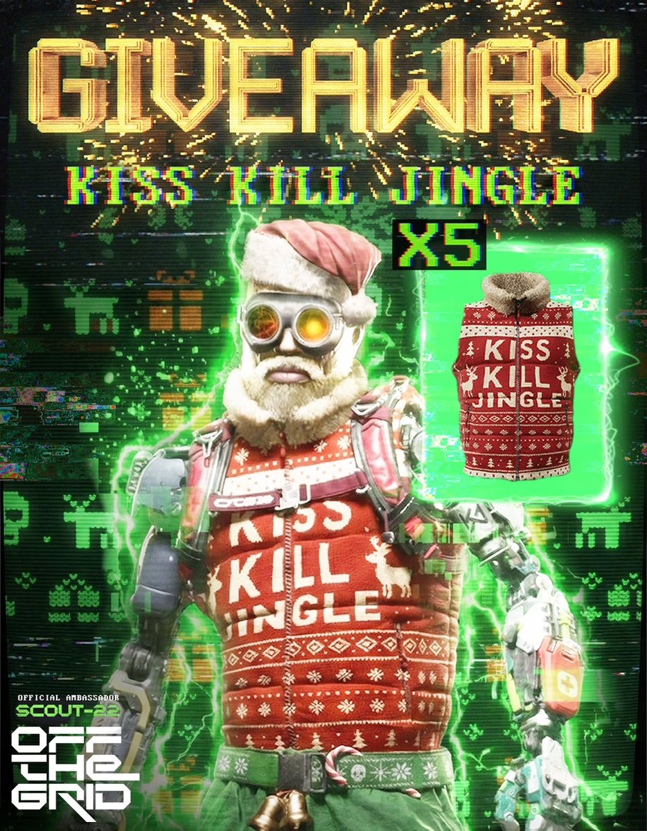 🚨GIVEAWAY X5 🎅 
You still have a chance!! 
I’m giving away another 5 codes for the JINGLE SLAY PUFFER, get it before it’s gone 😱!!

TO ENTER:
🎅Follow me
🎄 Like, Retweet &amp; Comment.
👾Tag 2 Gamers (NOT AN AMBASSADOR😝)
----------------------
💀 Like &amp; Retweet the pinned OTG