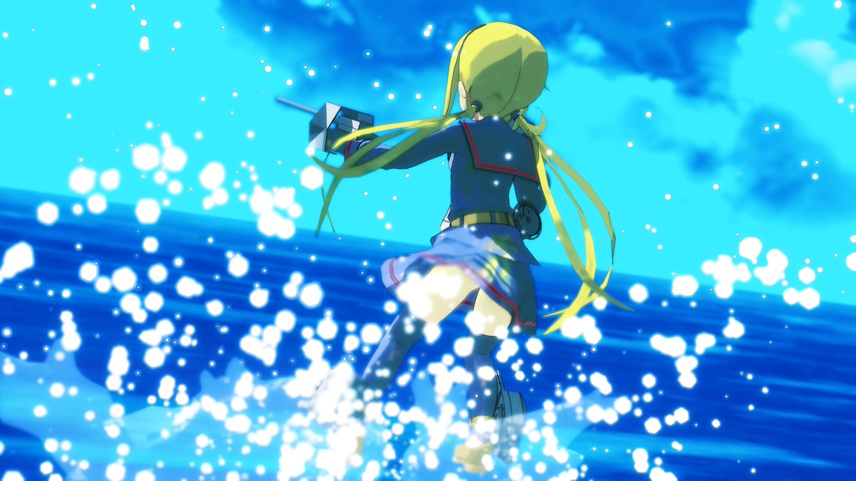 Magespy's tweet image. 以前投稿した、5月 別アングル。

お借りしたもの
[モデル]
皐月：斎藤プラザ 様、卯月：ISAO 様、飛沫：taka 様、簡易的な海：ばんぞく 様、スカイドーム：しゃち 様
[エフェクト]
ikeno 様、less 様、P.I.P 様、winglayer 様、おたもん 様、サンドマン 様、ビームマンP 様、ましまし 様、針金P 様