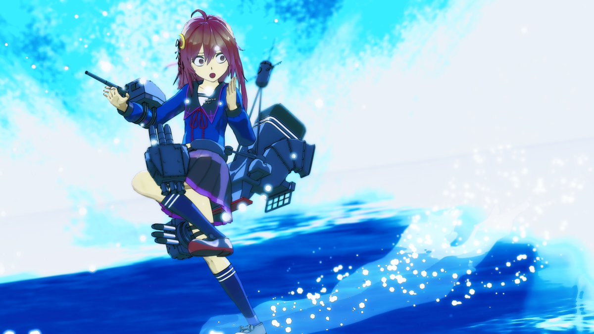 Magespy's tweet image. 以前投稿した、5月 別アングル。

お借りしたもの
[モデル]
皐月：斎藤プラザ 様、卯月：ISAO 様、飛沫：taka 様、簡易的な海：ばんぞく 様、スカイドーム：しゃち 様
[エフェクト]
ikeno 様、less 様、P.I.P 様、winglayer 様、おたもん 様、サンドマン 様、ビームマンP 様、ましまし 様、針金P 様