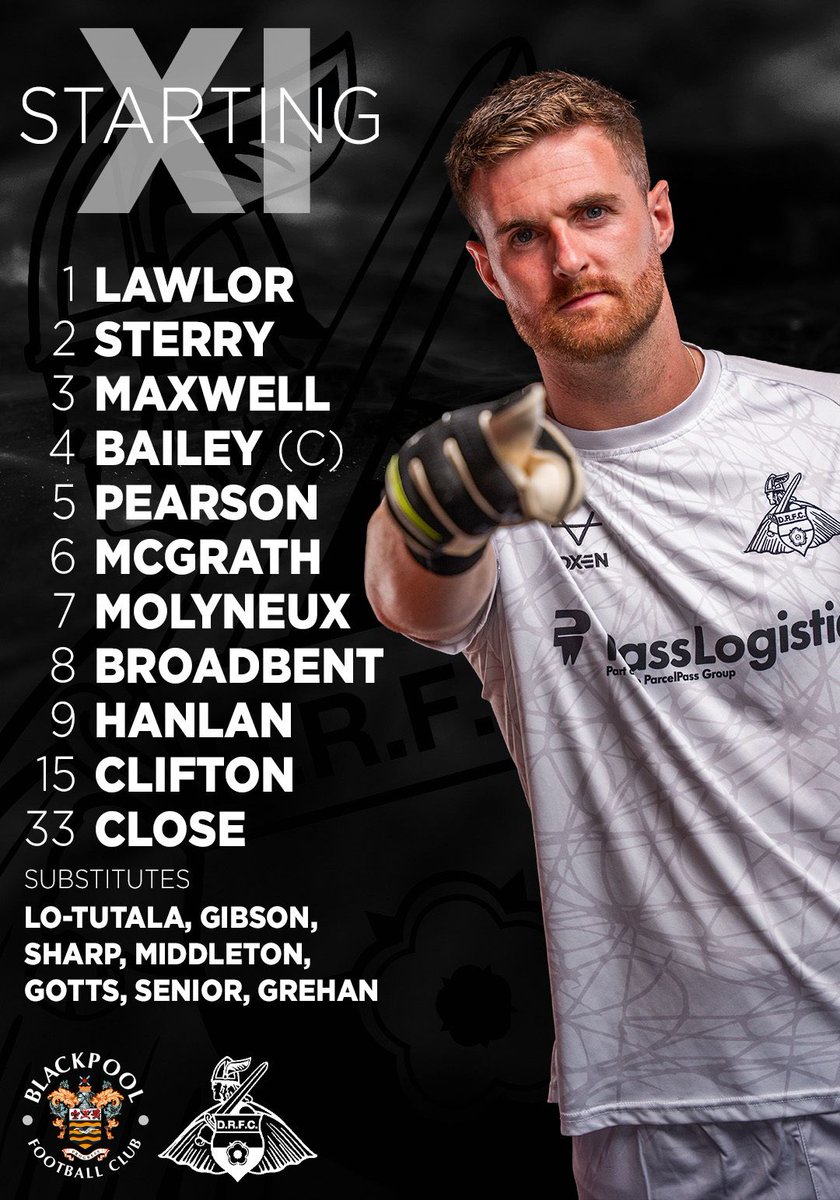 drfc_official's tweet photo. TEAM | Your Rovers side to face Blackpool this Boxing Day afternoon

#DRFC https://t.co/qlcsOM9pSj
