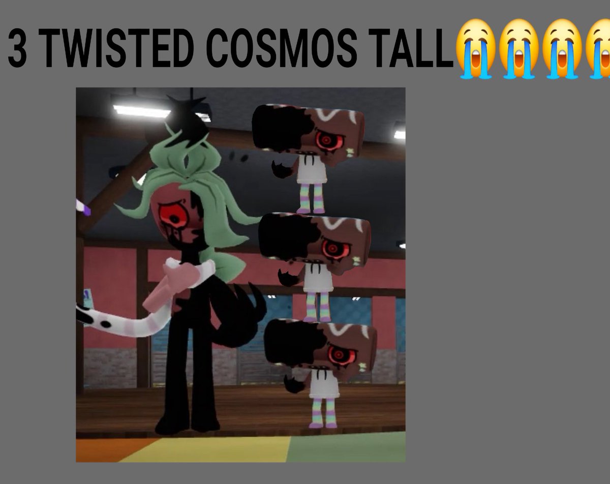i had this image of twisted sprout and cosmo standing next to