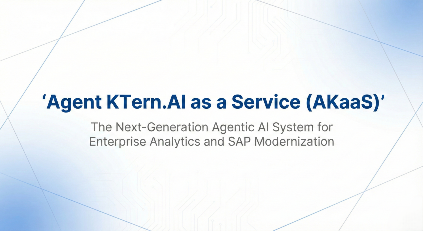 Ready to transform SAP modernization with autonomous AI?

Introducing Agent KTern.AI as a Service (AKaaS) - the next generation of agentic AI that revolutionizes how enterprises modernize SAP systems.

👉 Discover how AKaaS works: ktern.com/article/agent-…