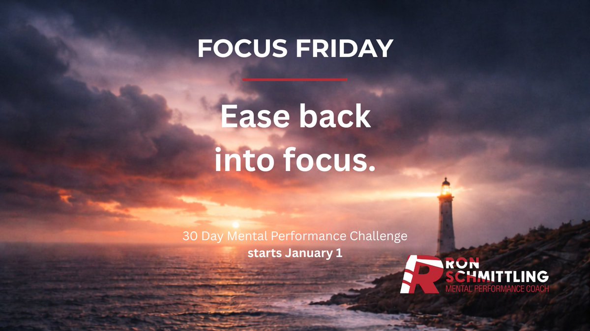 coachronmpm's tweet image. 🎯 𝐅𝐎𝐂𝐔𝐒 𝐅𝐑𝐈𝐃𝐀𝐘

Most athletes don’t fall behind because they’re lazy.
They fall behind because they lose direction.

You don’t need intensity today.
You need clarity.

The 30-Day Challenge starts Jan 1 where direction becomes a habit.

#FocusFriday #MentalPerformance