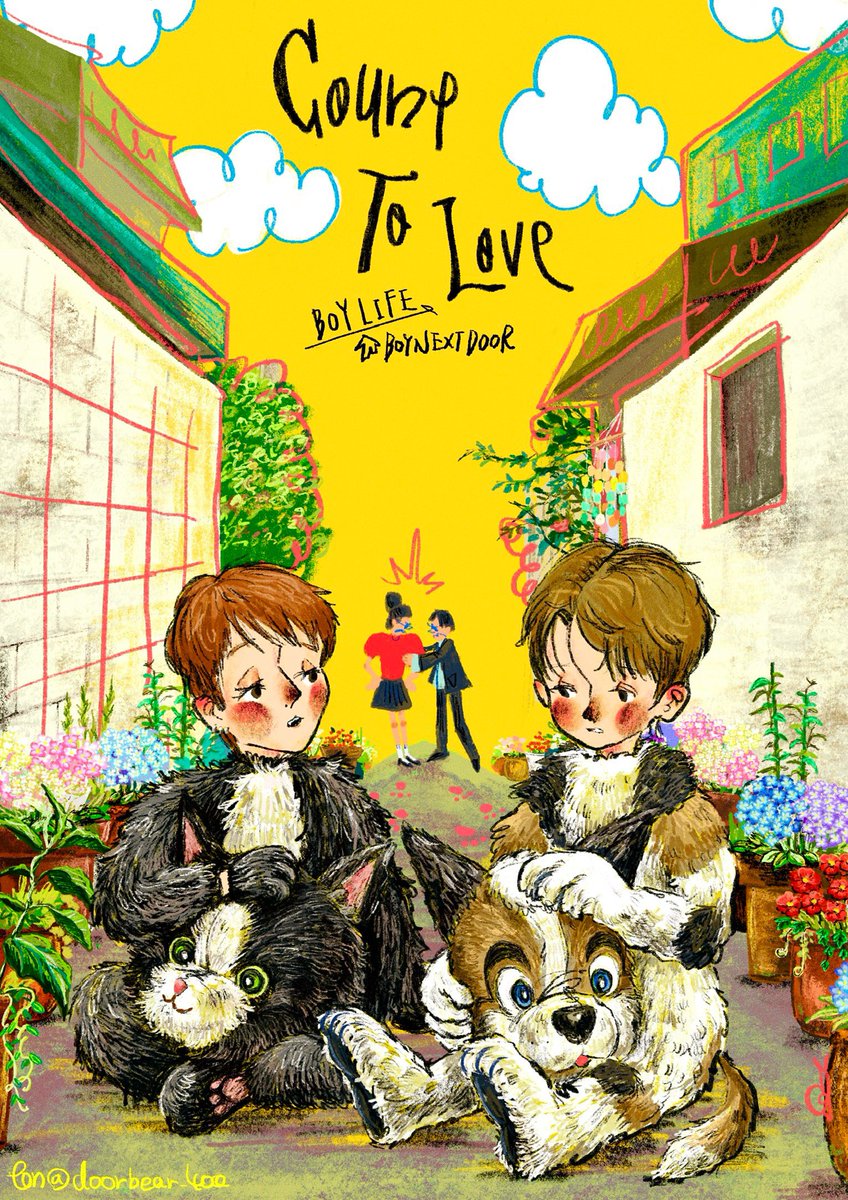 door_bear400's tweet photo. 2025、たくさん見ていただき、ありがとうございました！(幸)

#boynextdoorfanart https://t.co/q31Byz6Kzq