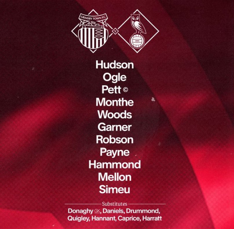 Three changes for Latics. Robson, Hammond and Simeu in for Leake, Stevens and Daniels  #oafc