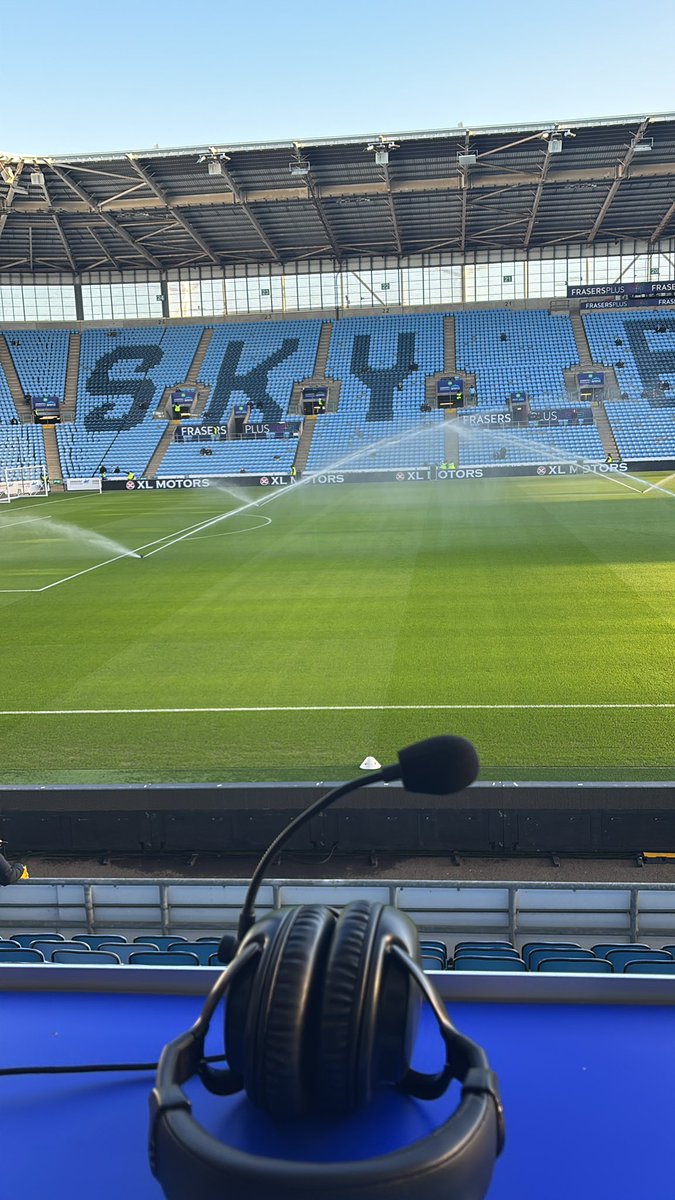 CoventryCityADC's tweet photo. Football is back at the CBS today!

We’ll be there to provide Audio Description Commentary of the game, bringing you every pass, every tackle and every goal ⚽️🎙️

We’re hoping for an exciting game, kick off is at 3pm!

#PUSB  @AlanMarchSport https://t.co/dtLL4FRtVB