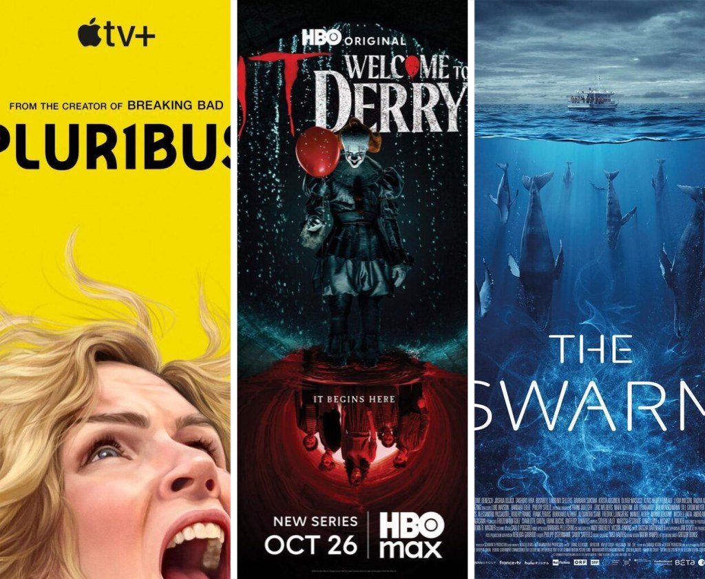 #MicrocríticasExpress #Pluribus #ITWelcomeToDerry #TheSwarm Tres series que nos cuentan que el mundo está en peligro. Desde la ciencia ficción, con la revelación de la naturaleza o la "invasión" alienígena. O desde el terror de una entidad malévola.  clubcinefilos.blogspot.com/2025/12/microc…