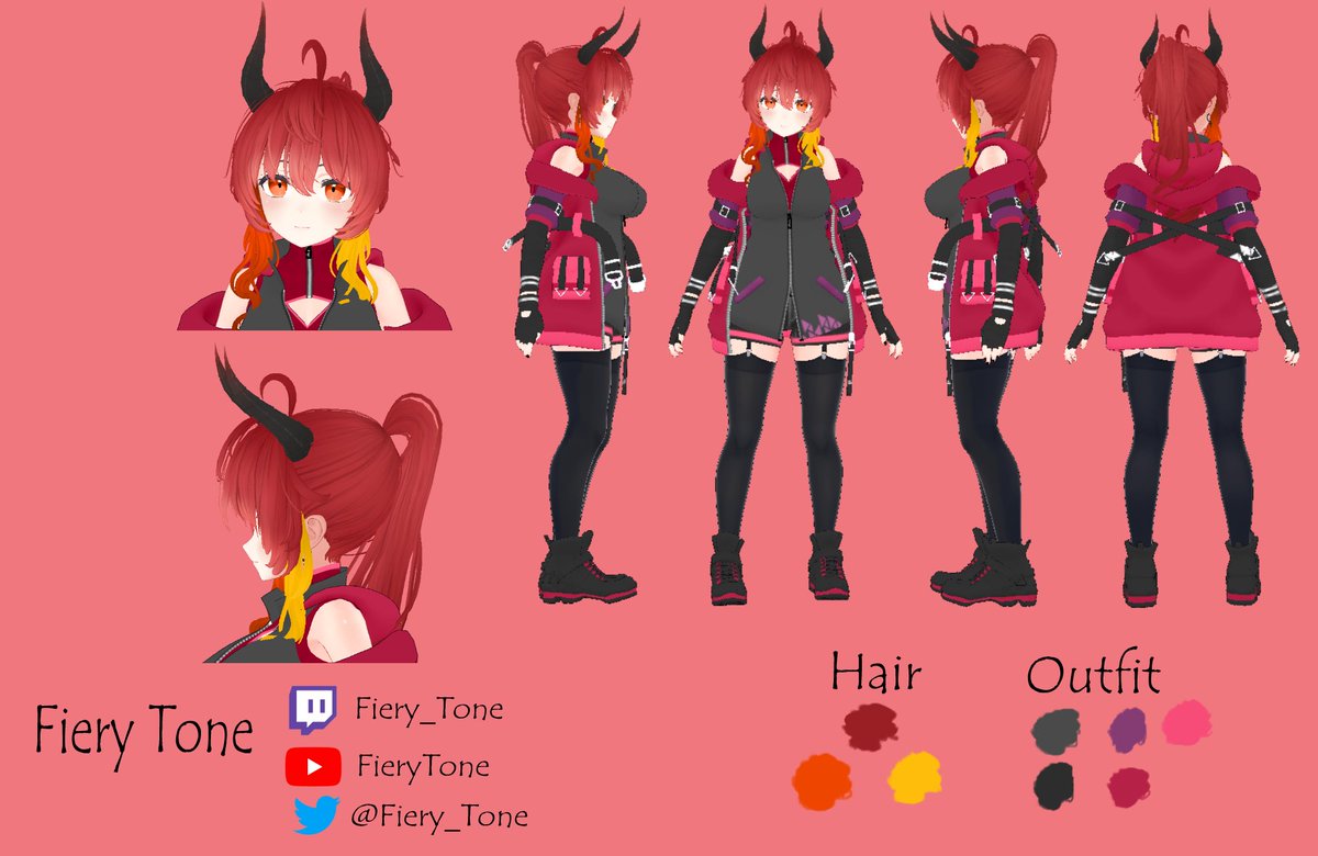 Fiery Tone 🔥 VTuber tweet media