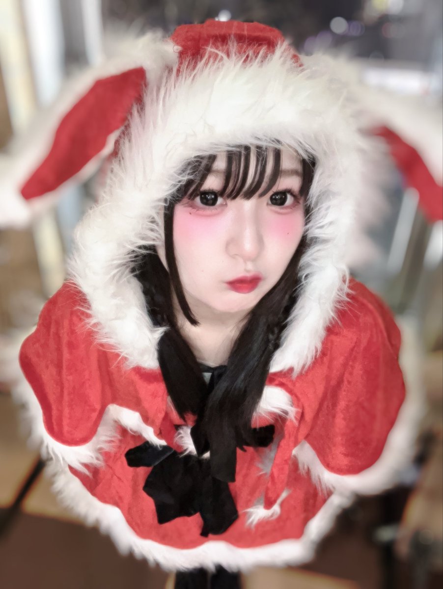うさぎサンタしゃん₍ᐢɞ̴̶̷.̮ɞ̴̶̷ᐢ₎🩵🩵