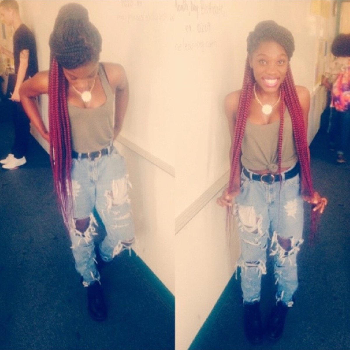 doechiiupdates's tweet image. Doechii shared some throwback photos. — Via Tiktok.