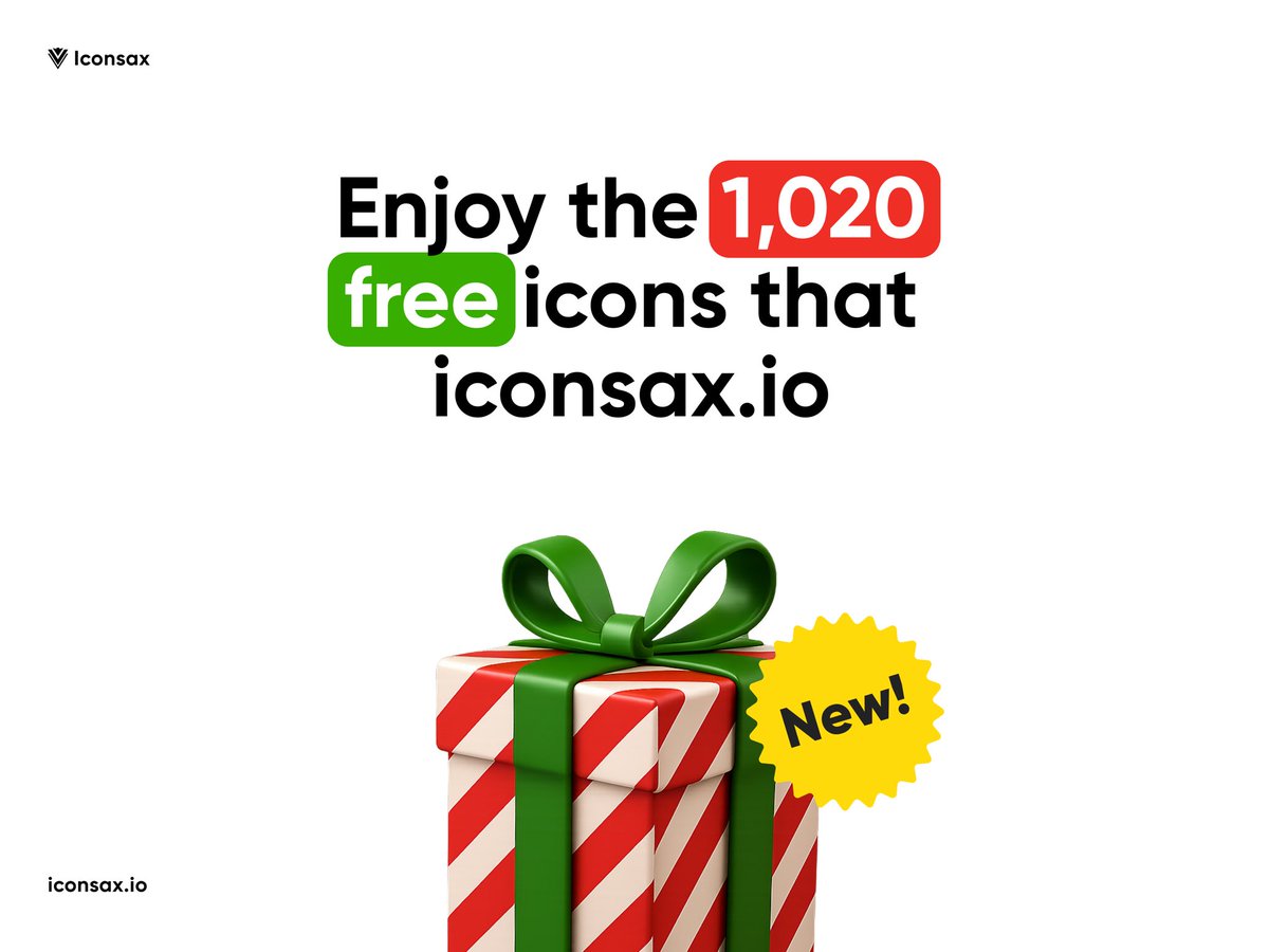 iconsax's tweet photo. Holiday flow still active 🔥
1,200 free Christmas icons ready to plug into real UI systems. https://t.co/8jIgOH0Hnc
