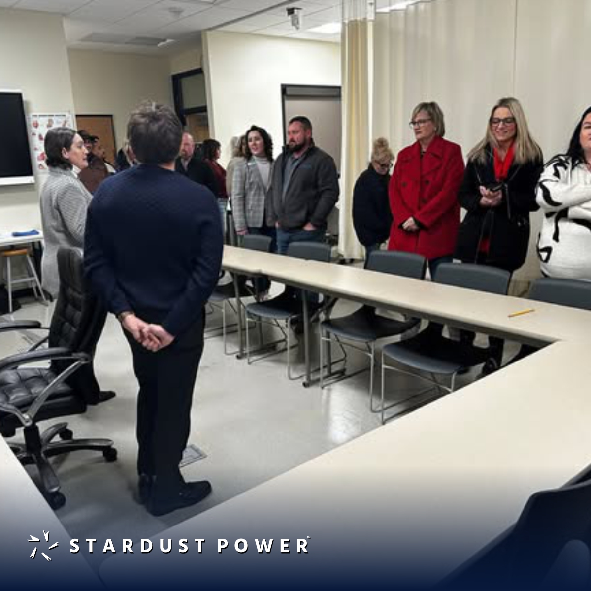 SDST_Power's tweet image. 🏫🤝 Exploring Education &amp;amp; Workforce Development at Leadership Muskogee Session 2

John Riesenberg represented us, connecting with education leaders, touring Connors Nursing Lab &amp;amp; Eddie Warrior Center and learning about workforce initiatives.

#LeadershipMuskogee #StardustPower