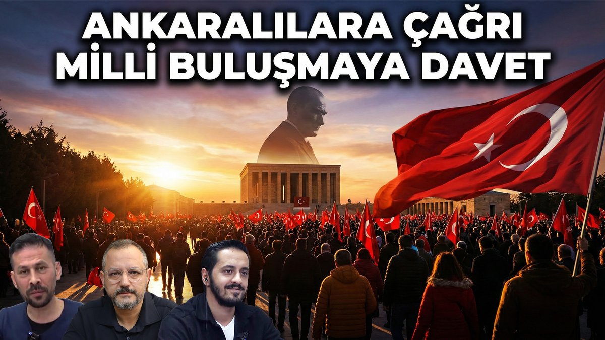 Canlı yayın başladı...

ANKARALILARA ÇAĞRI MİLLİ BULUŞMAYA DAVET | SERKAN ÖZ - ERAY ÇELEBİ - ERDEM ATAY

İzlemek için:
youtube.com/live/iSToRdd_s…

<a href="/medreyata/">Erdem Atay</a> <a href="/celebieray/">Eray Çelebi</a> <a href="/CVPSerkanOz/">Serkan Öz</a>