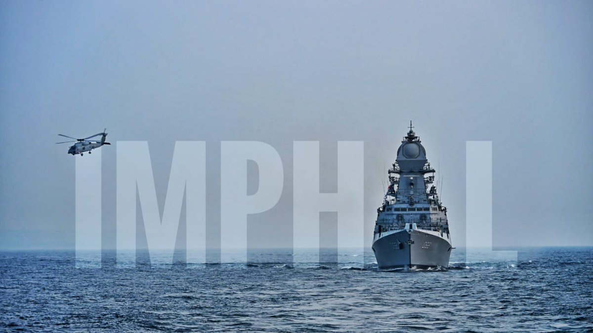 IN_WesternFleet's tweet image. 'सदैव तत्पर'

Always Ready ⚓🇮🇳 #INSImphal celebrates two years of glorious service to the nation.
Steely Stallions of the #SwordArm, has been at the forefront of multifaceted Naval Operations #IndianNavy. Traditional cake cutting ceremony and donation drive at orphanage marked