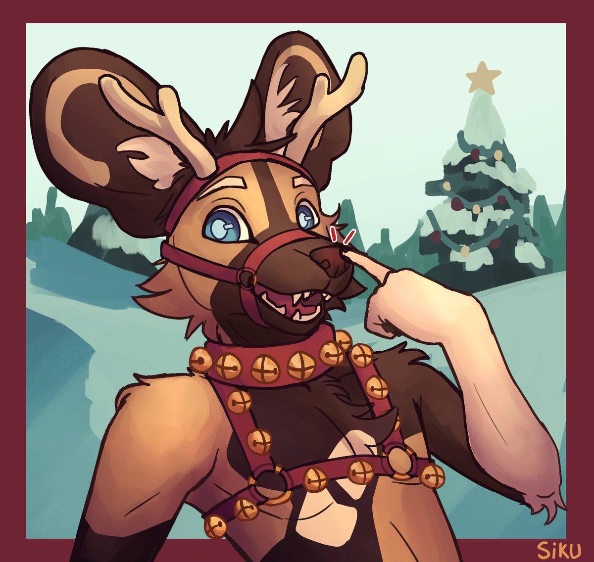 paintedsiku's tweet image. bit late but... happy hollidays!!

let this doggie lead the way ⭐