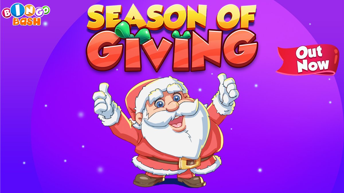 PlayBingoBash's tweet image. 🎅✨ Season of Giving is OUT NOW! ✨🎅

Take on festive challenges, climb the tiers, and unlock sparkling rewards along the way 🎁❄️ Every task brings more cheer, more fun, and more gifts to unwrap! 

Play Bash▶️ bit.ly/4mI7Yey 

#BingoBash #SeasonOfGiving #HolidayFun