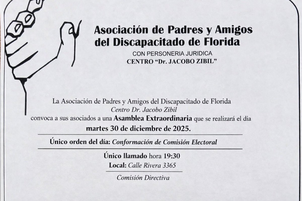 Asamblea Extraordinaria. 
Conformación Comisión Electoral
