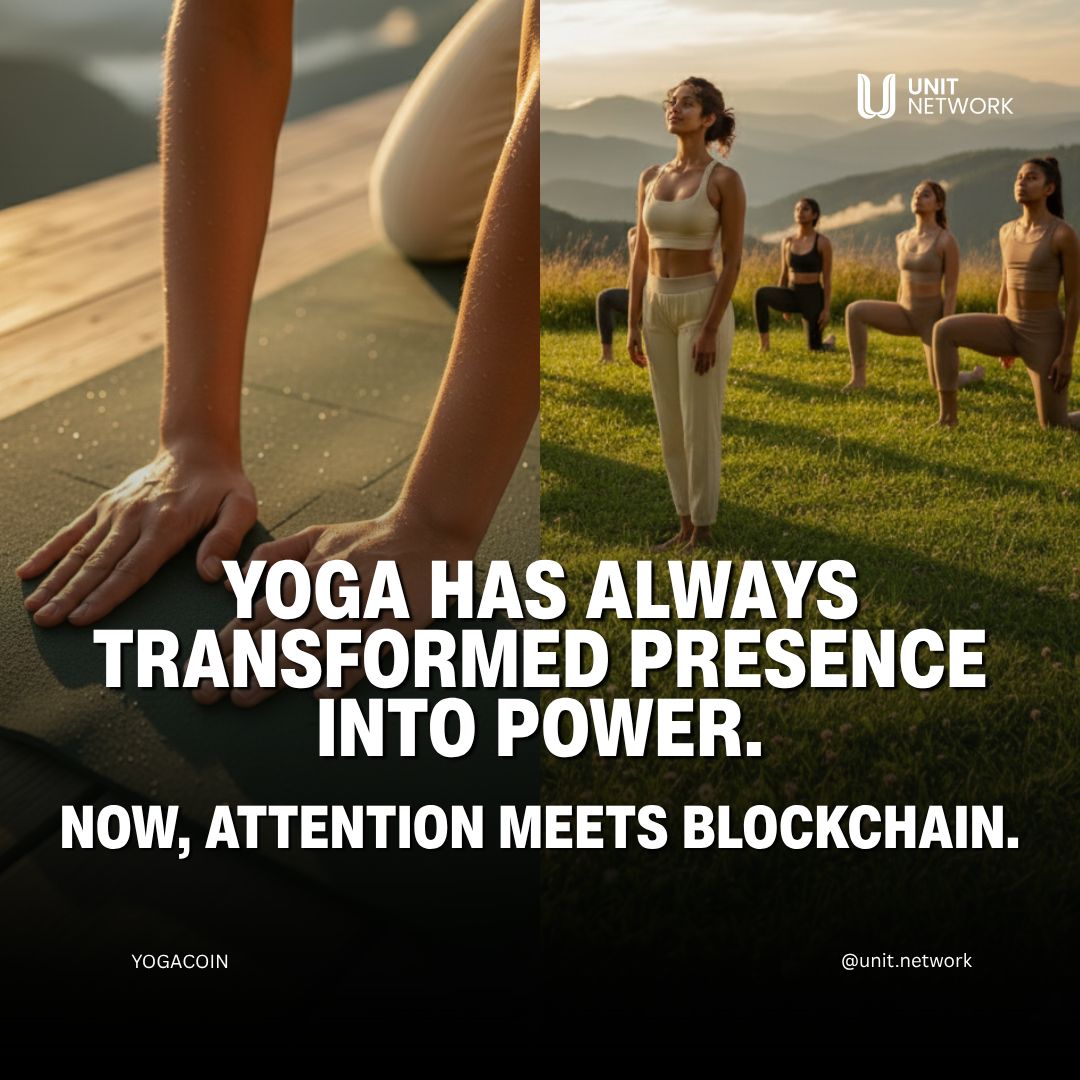 theunitnetwork's tweet photo. Where stillness transforms into strength.
#YOGACOIN #FindYourCenter #MindfulLiving #CollectiveCalm #HolisticGrowth #UnitNetwork https://t.co/qAxraDVMc2