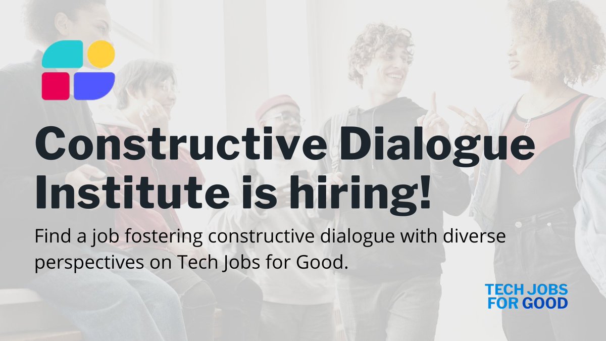 Tech Jobs for Good tweet media