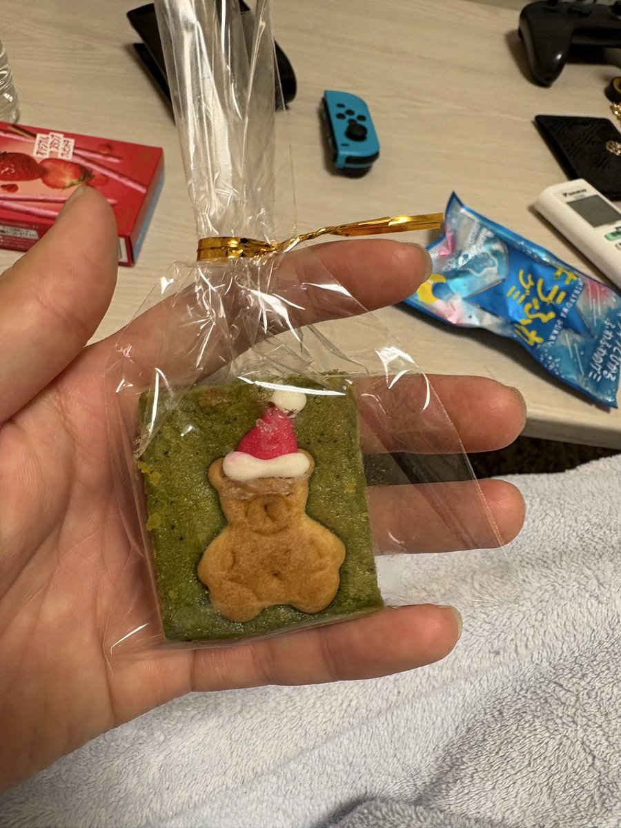 彼女作くそ美味抹茶しっとりクッキー