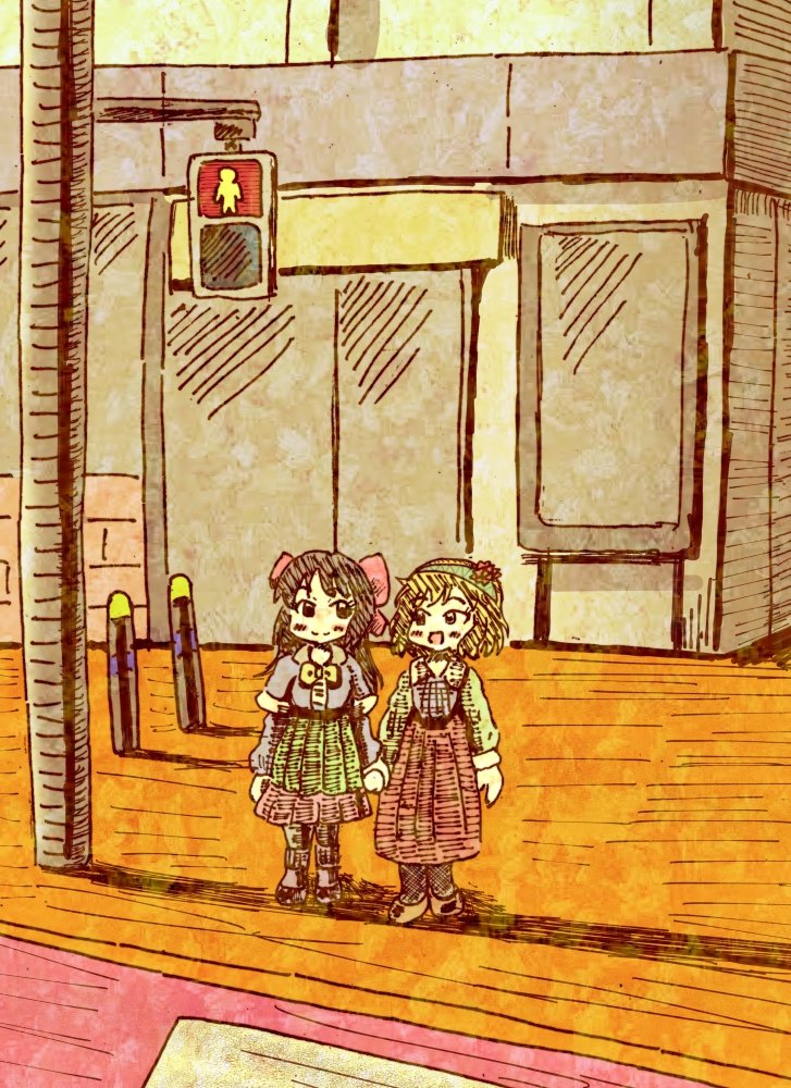 lightningparsle's tweet image. ももあり散歩　#橘ありす ＃櫻井桃華