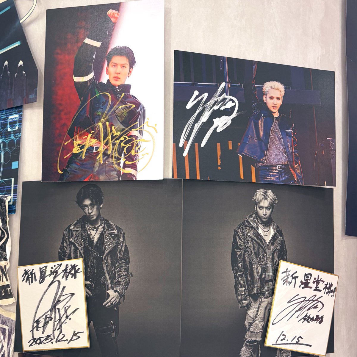 長谷川慎 パネル 新星堂さんにもお邪魔してきました〜！ どデカアクスタ(パネル)でも