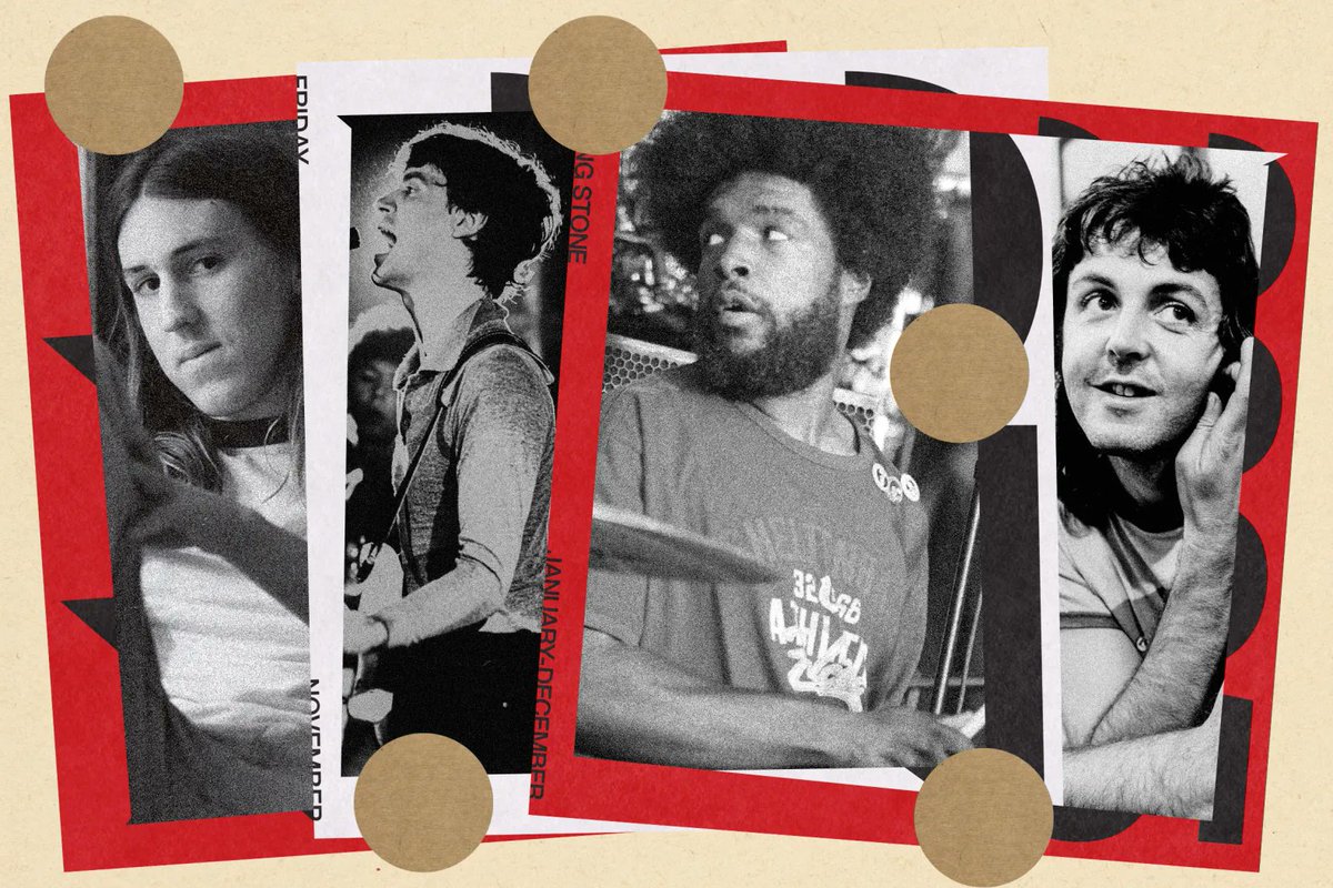 RollingStone's tweet photo. The Best Music Books of 2025

Cameron Crowe's memoir, Paul McCartney's oral history of Wings, and the timeline of rock &amp; roll through the stories of its drummers. 

📕 https://t.co/MiXt2xYHSZ https://t.co/ORmDkV1Mqy