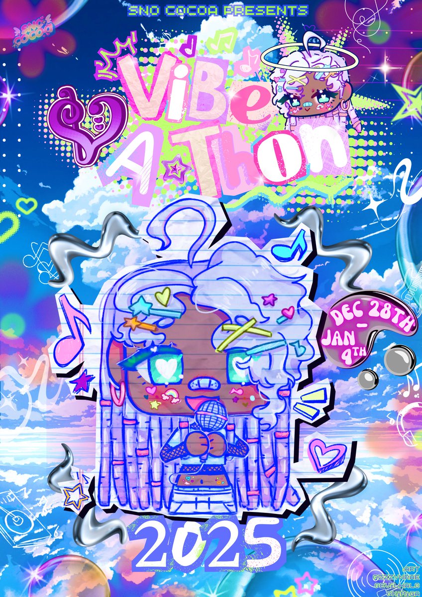 ☆〜（ゝ。∂）SNO COCOA 2.0 ♡
 
🪩 Let’s walk into 2026 one jam at a time!! Meet me where the party happens!🥳💕
 
･:*+. NEW MODELS
･:*+. NEW MUSIC
･:*+. NEW EMOTES
･:*+. NEW REDEEMS
･:*+. NEW ART
･:*+. NEW VIBES
 
😝 Starting Sunday 7:30pm CST
#vibathon2025 #snart #music