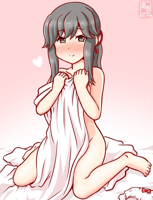 「…もう朝です。
 えへぇ、おはようございます♪ 提督❤」

#艦これ版真剣お絵描き60分一本勝負_20251226
#薄雲 