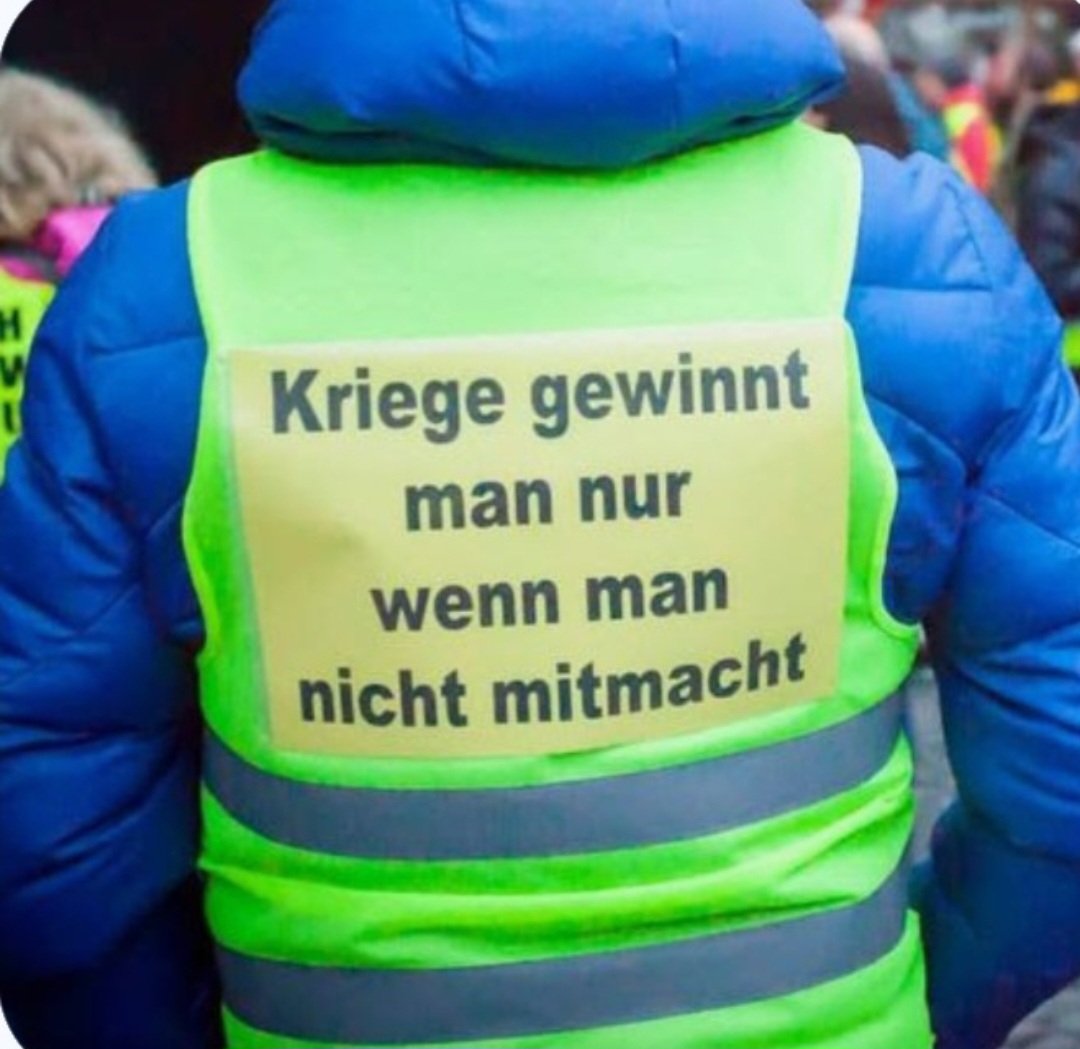 Danke an diesen Demonstranten für diese Wahrheit! 👌👍