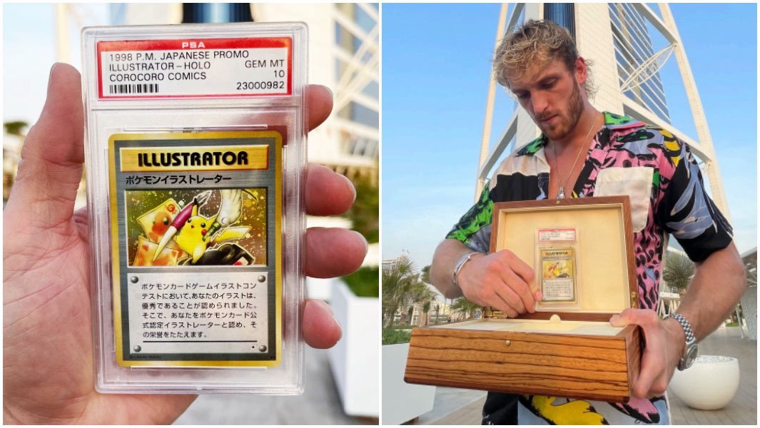 🚨 The most expensive Pokémon card in history is heading to auction.

Logan Paul has confirmed that in January 2026 he will auction the 1/1 PSA 10 Pikachu Illustrator — the crown jewel of Pokémon cards.

Why this card is pure legend:
🌍 The only PSA 10 in existence
🏆 Award card