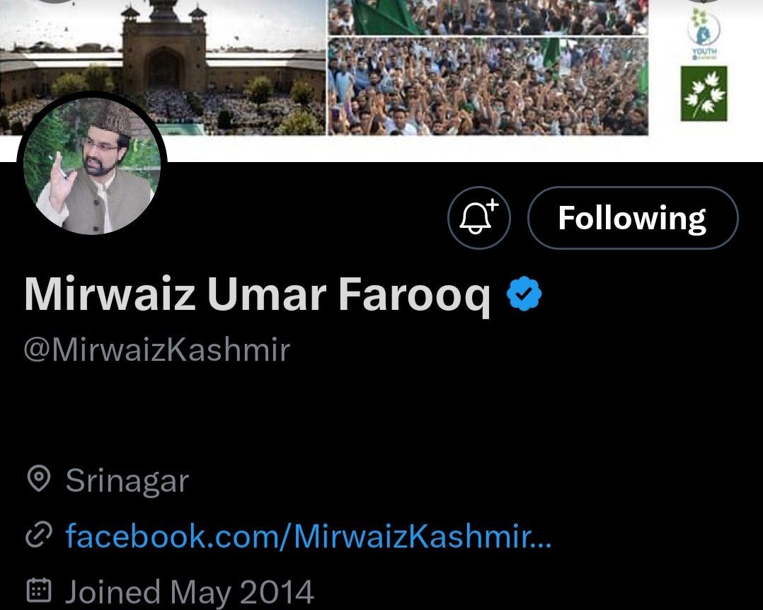 Choosing peace over rigidity is not  surrender.
Choosing realism over hollow slogans is not collapse.
History may argue over this moment through competing narratives, but conscience will remember it as an act shaped by responsibility, realism, and not fear.
<a href="/MirwaizKashmir/">Mirwaiz Umar Farooq</a>
