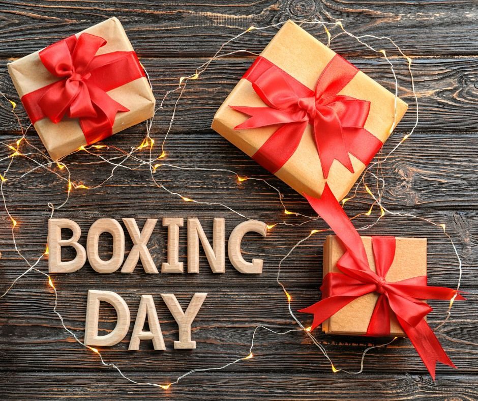 Happy Boxing Day! 

As we reflect on the holiday season, today is a moment to give thanks, show generosity, and appreciate the connections that make our communities and industry stronger. Wishing you a restful day and a bright, successful year ahead.
