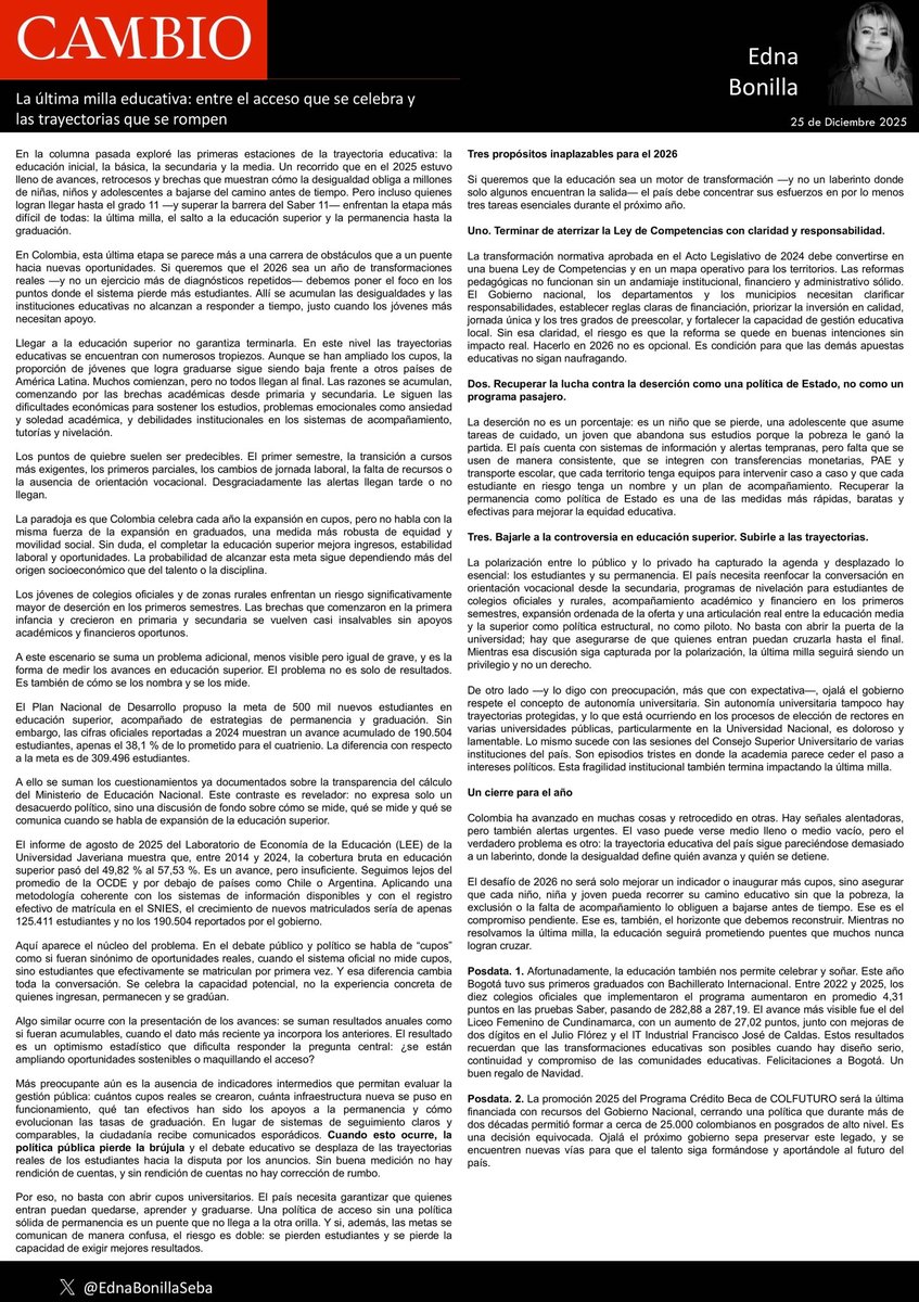 Edna Bonilla Sebá tweet media