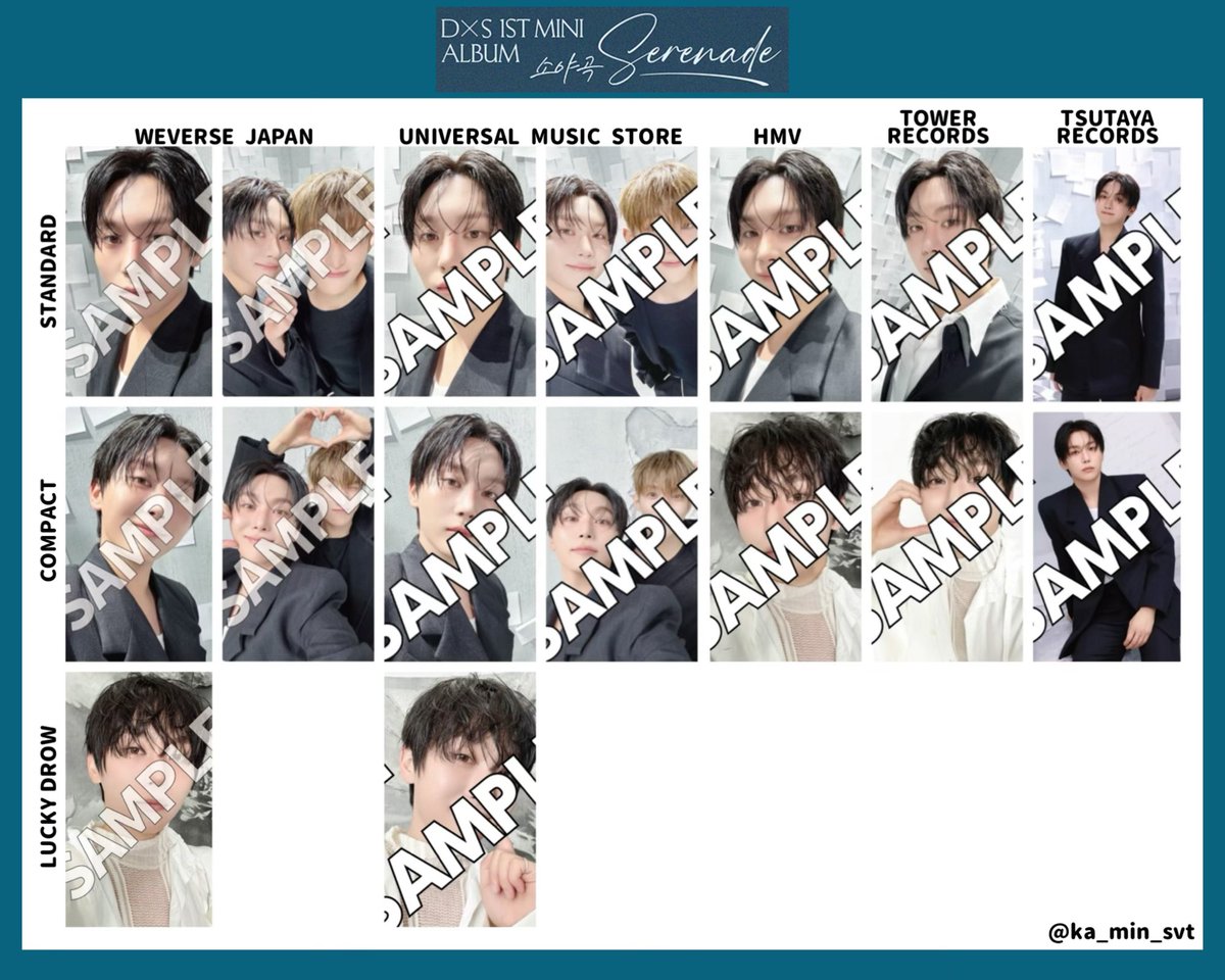 希少❗️ マクロス　パーフェクトコレクション　初版　セミコンプ　トレカ 𝐃𝐊 X 𝐒𝐄𝐔𝐍𝐆𝐊𝐖𝐀𝐍 1st Mini Album '소야곡' Serenade トレカ