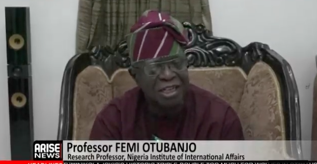 LadeEze's tweet photo. It's sad to see a Prof come on national TV to claim that Nig govt has refused to address the issue of terrorism over the years, but applaud US 19 years without success in Afghan. He claimed ignorance of military matters, while still happy to downplay our troops' efforts. https://t.co/OoJ3ePeN5u
