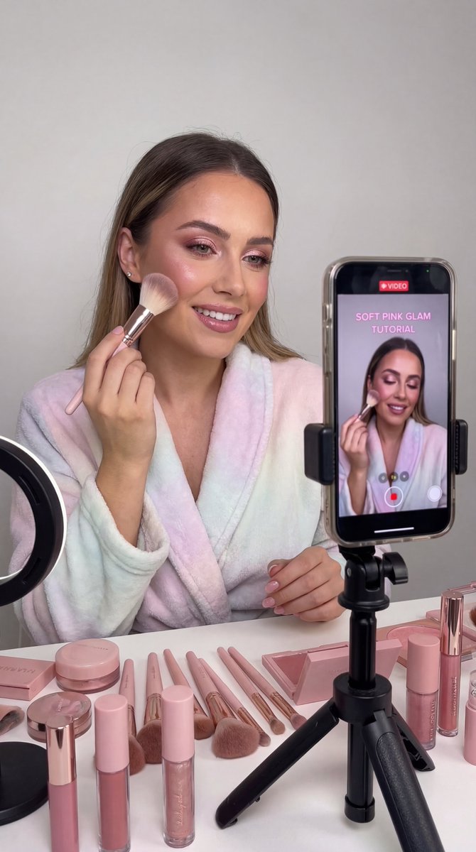 LooksBlush24's tweet image. Create a flawless, soft-pink glam makeup look that’s perfect for dates, weddings, and everyday wear. Simple steps, stunning results! Read the complete guide here: Link in bio 👆

#SoftPinkGlam #PinkMakeupLook #GlamMakeupTutorial #SoftGlamBeauty #MakeupInspo