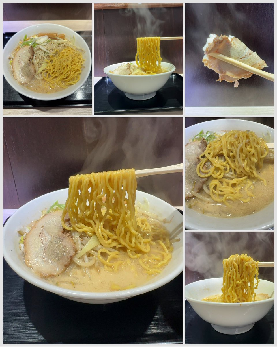 kiyoofdeath's tweet image. 味噌らーめん at MAGOKORO ラーメン暖（DAN）

#Cheap 星人𝗐
𝖢𝗁𝖾𝖾𝗋 𝗎𝗉!!
2025年12月11日「麺屋東札幌ノ梟」跡地㊗︎タレメーカー未音堂が展開「麺屋じゅげむ」「麺や一閃」に続き３店舗目!!豚骨主体に白濁した甘いスープに #カネジン食品 中太麺と絡めて旨ぁ!!最後まで湯気が熱旨廉価系🤣👍笑