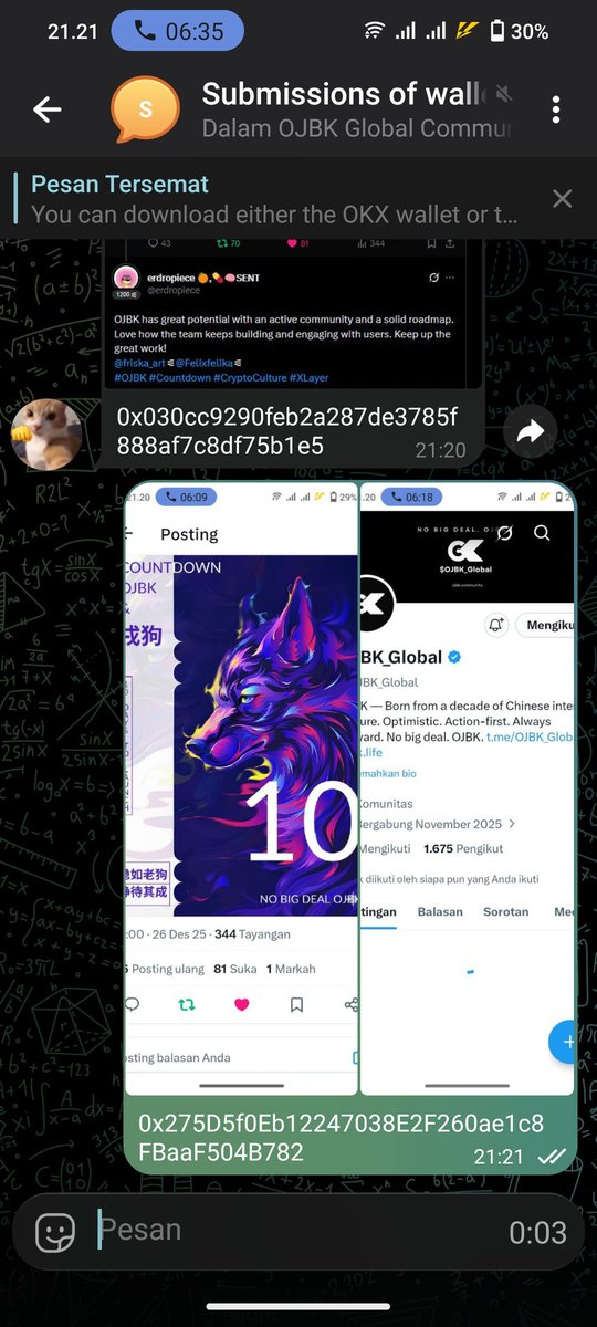 Fktnny12's tweet photo. @OJBK_Global 0x275D5f0Eb12247038E2F260ae1c8FBaaF504B782 https://t.co/eCyBUJqjdK