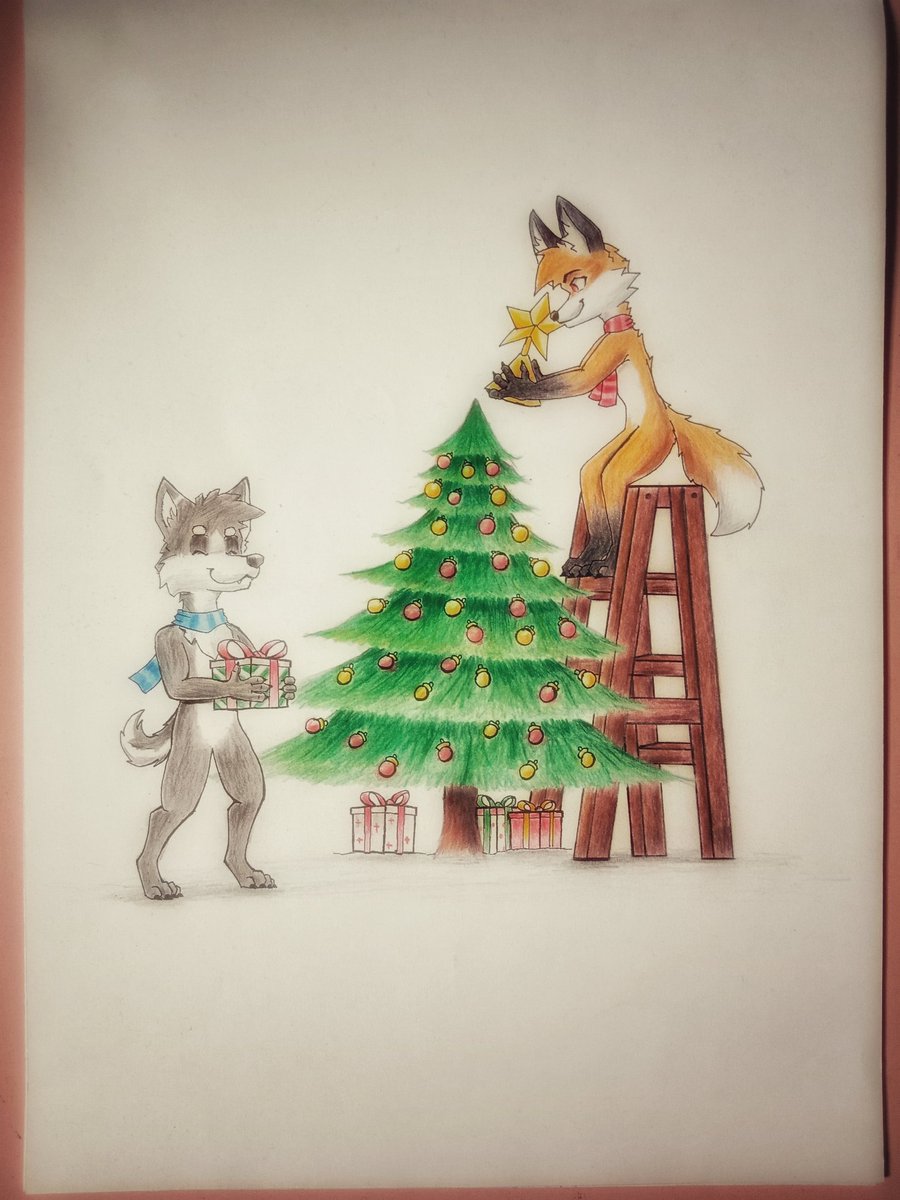 frankTakeru's tweet photo. Merry Christmas.
Frank and Jack are preparing the Christmas tree.
I wish you all a Merry Christmas 2025.
Fox: Frank
Husky: Jack
https://t.co/wMDhlq1iNG
#furry #furryartwork #furryartists #marrychristmas https://t.co/vyFt9htWO8