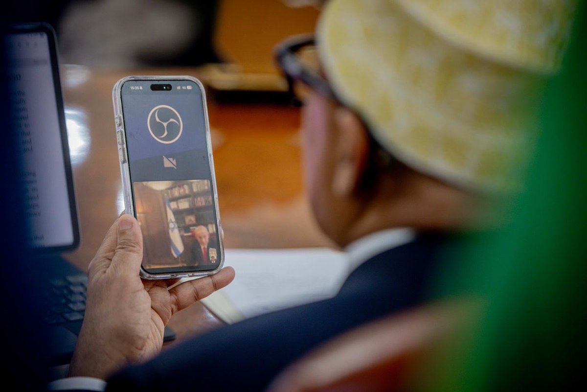 This is a historic moment as we warmly welcome @netanyahu the Prime Minister of the State of Isra...