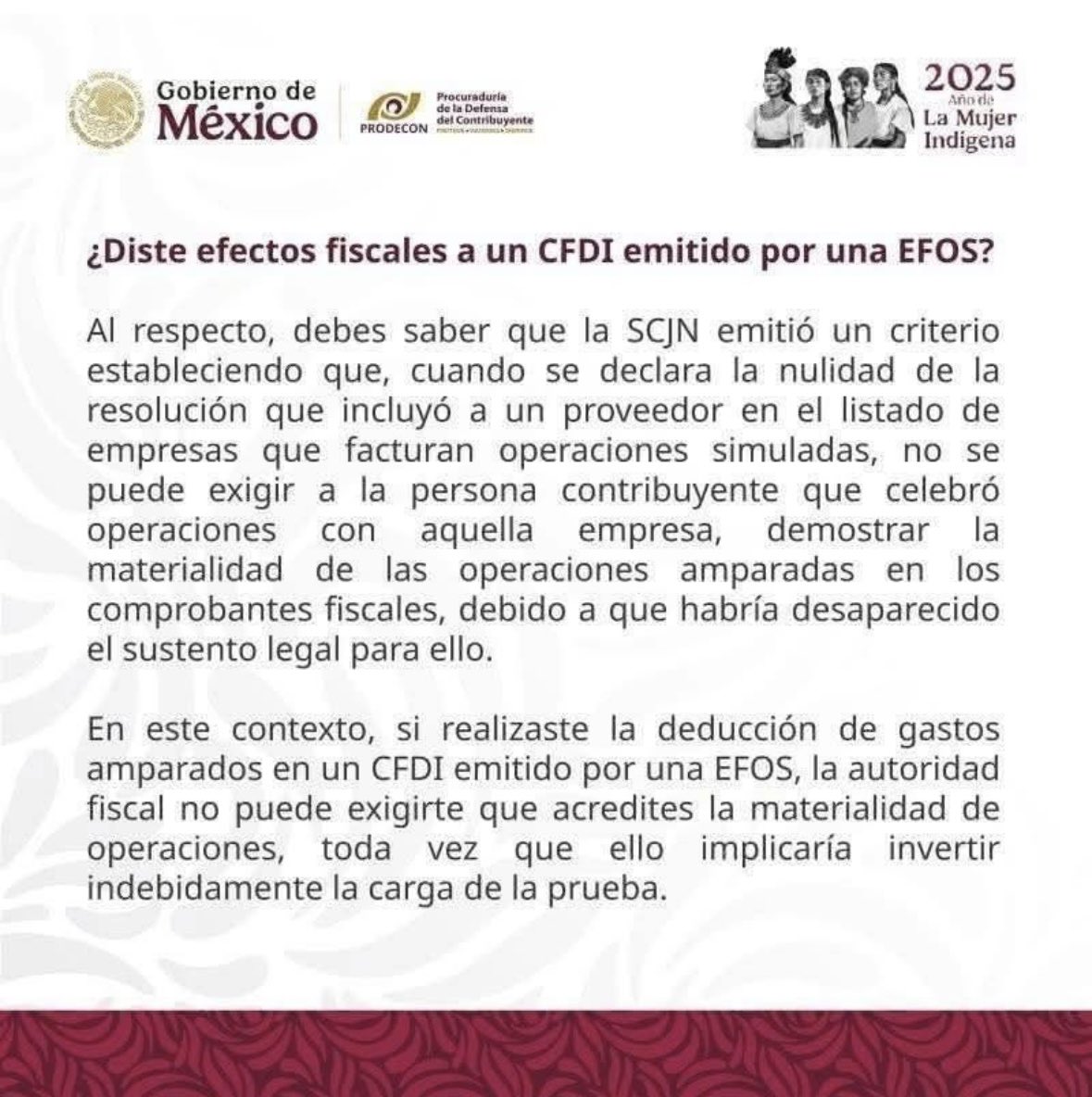 SergioEsquerra's tweet photo. Efectos fiscales de CFDI emitido por contribuyente eliminado de la lista de EFOS. https://t.co/x1dxbc9isd