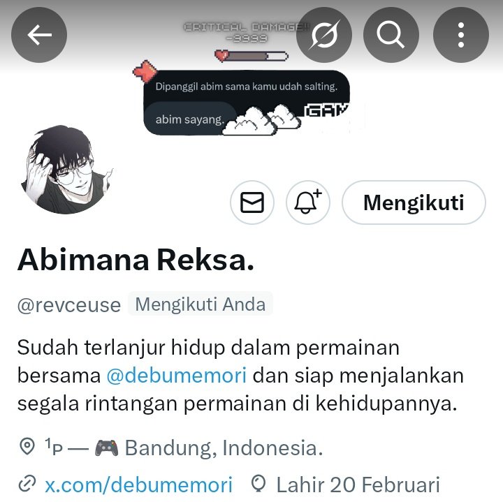 debumemori's tweet photo. KDHSJSHSHHS  my  pacar  aku  guweee. https://t.co/8EnPSkDUvE