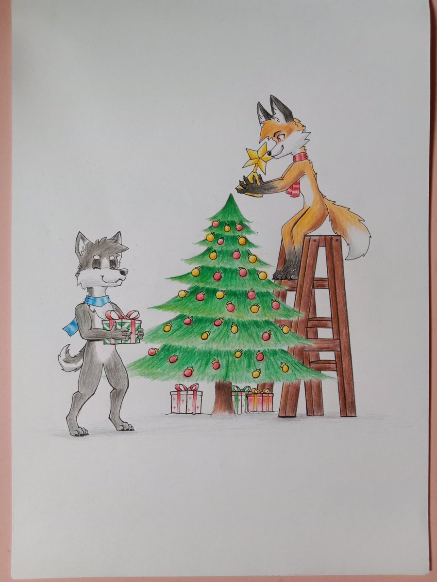 Merry Christmas.
Frank and Jack are preparing the Christmas tree.
I wish you all a Merry Christmas 2025.
Fox: Frank
Husky: Jack
deviantart.com/frank16245/art…