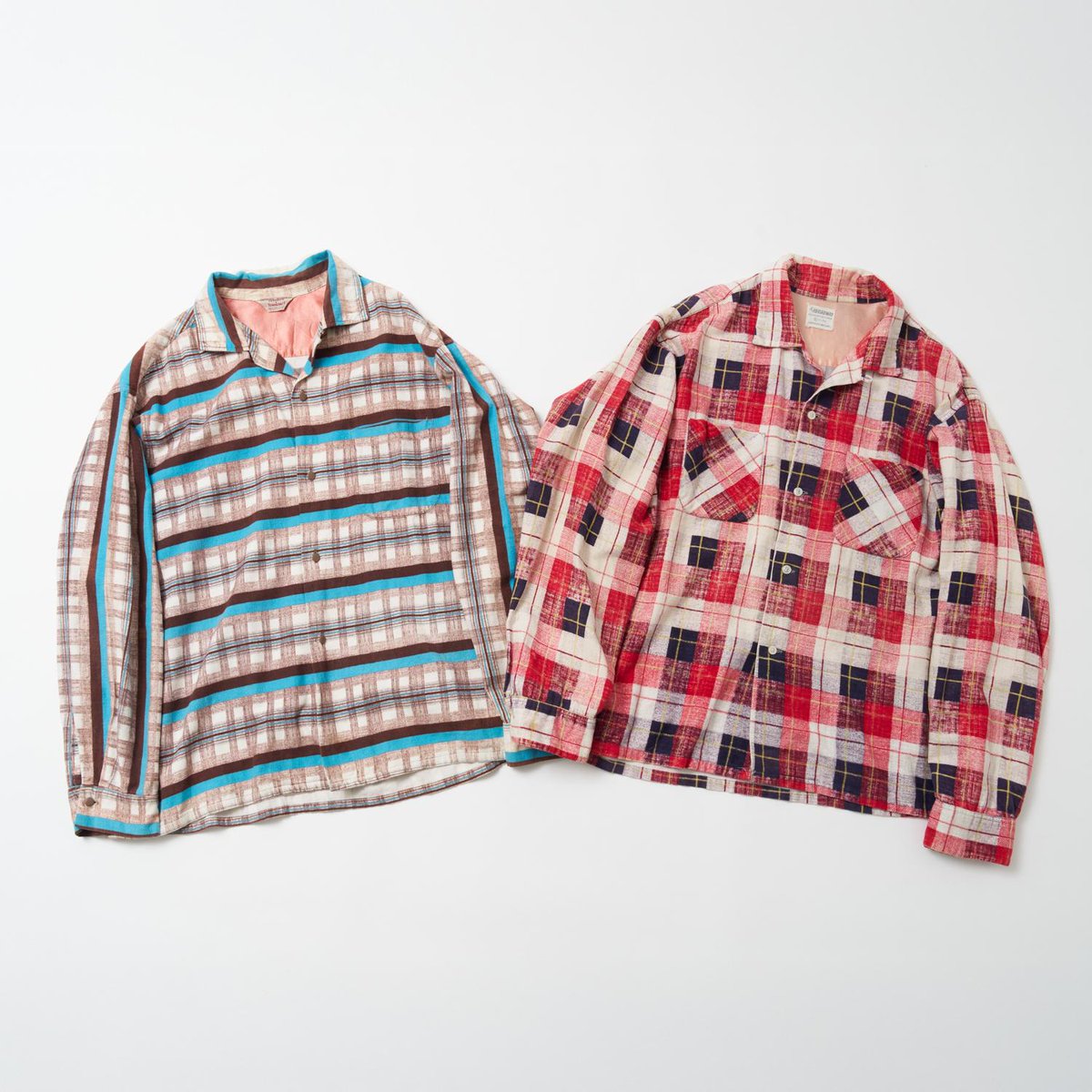 プリントネルシャツは比較的安価なうえに色や柄の自由度が高いので